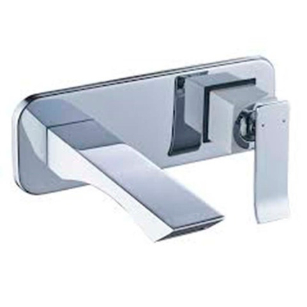 LM5826CW Контест Смеситель для умывальника встраиваемый, хром/белый (319R) (к/к 4)