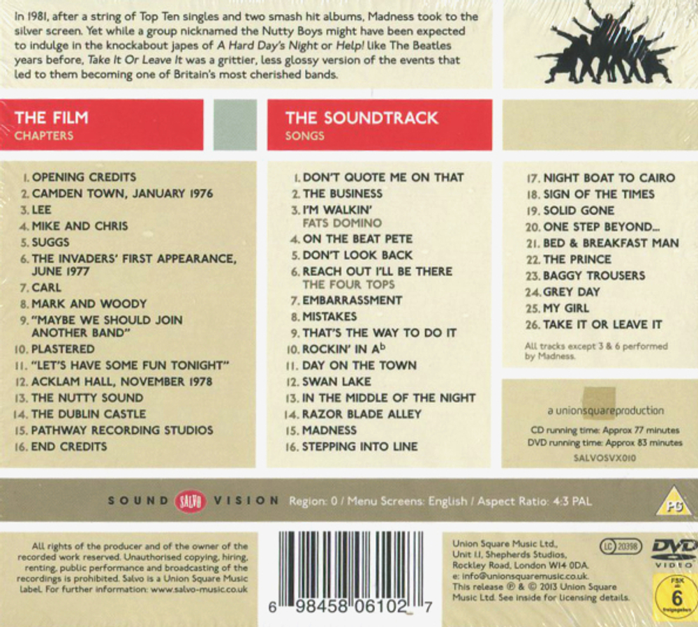 Madness / Take It Or Leave It (CD+DVD)