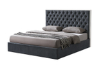 Кровать LBD1704 серая с ящиком для белья