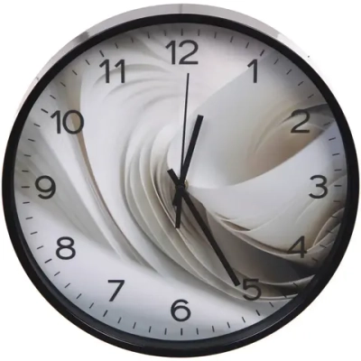 Часы настенные «HOME STYLE» 30см Фантазия, черный корпус