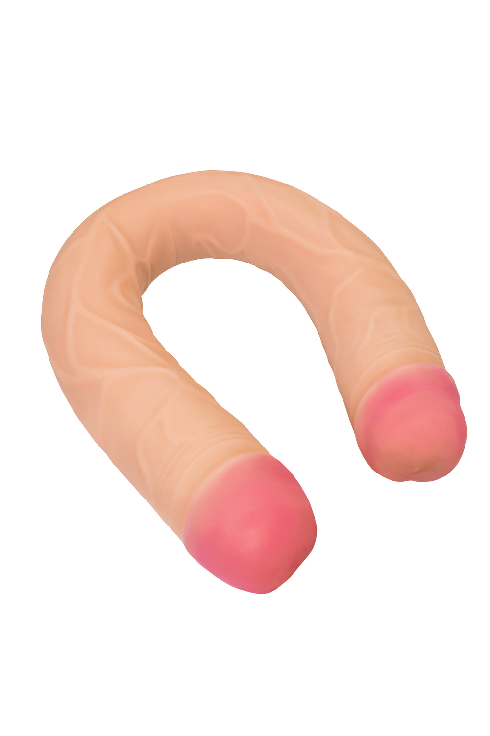 Фаллоимитатор RealStick Brutal Castor двусторонний телесный 56 cм