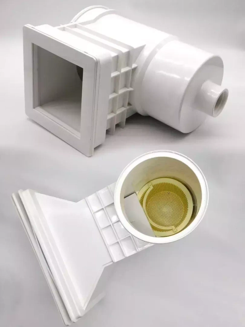 Скиммер для бассейна до 15м² под плитку/бетон - 9 м³/ч, ВР1½", ABS-пластик - EM0010C, Emaux