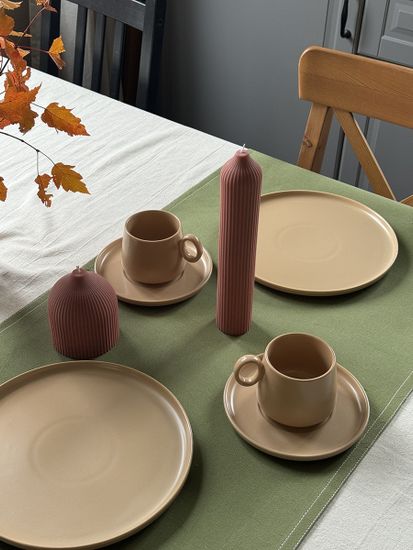 Свеча декоративная бордового цвета из коллекции edge, 25,5см