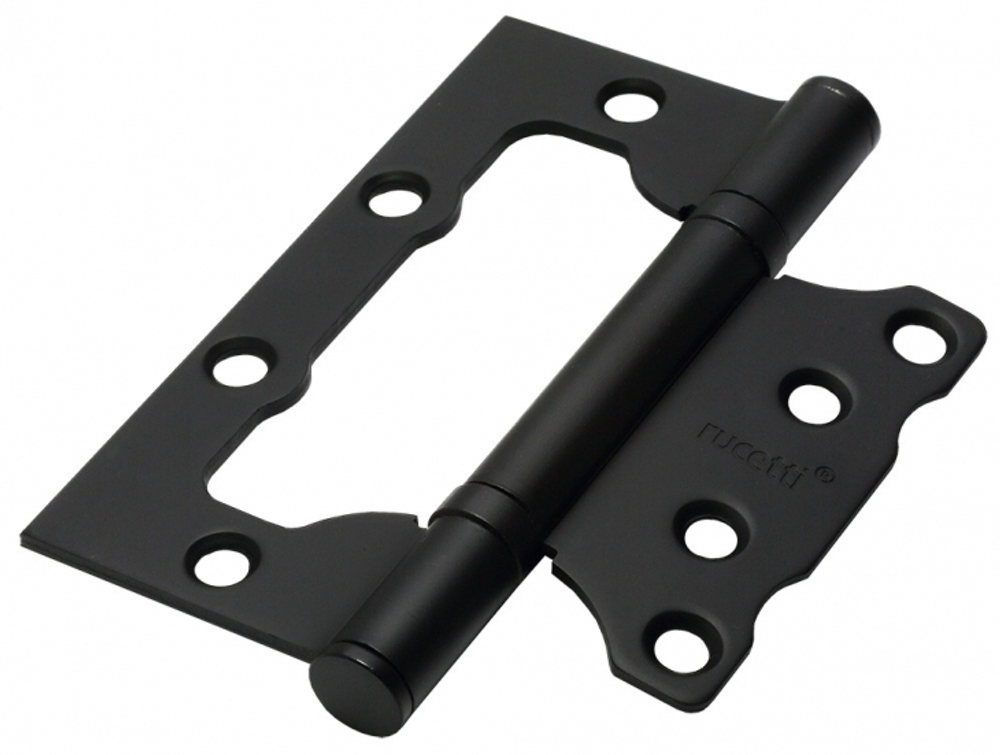 Петля дверная без врезки RFH-100*75*2,5 BL