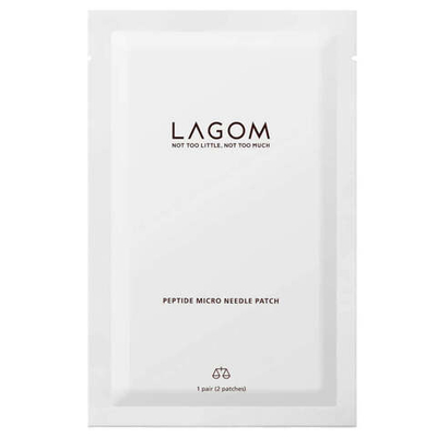 Пептидные патчи с микроиглами от морщин под глазами Lagom Peptide Micro Needle (1 пара, 2 шт)Patch