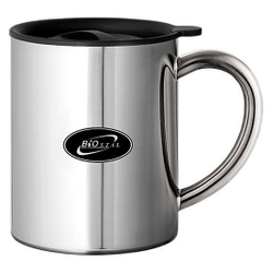 Термокружка Biostal (0,45 литра) c металлической ручкой и крышкой