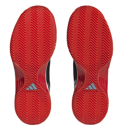 Женские теннисные кроссовки Adidas Avacourt Clay - core black/taupe met/better scarlet