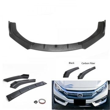 Сплиттер переднего бампера универсальный (3 детали) №4