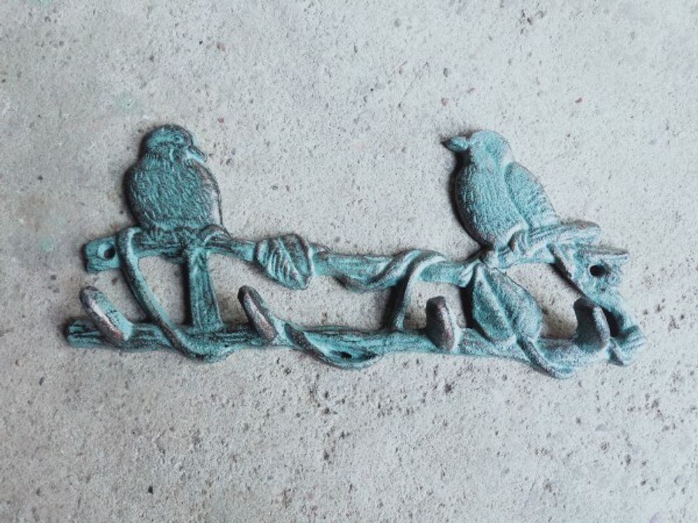 Iron Garden Вешалка настенная "Птички", 4 крючка