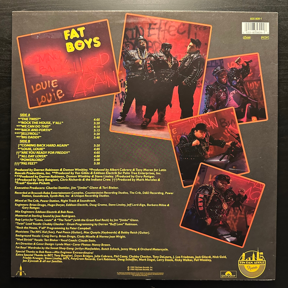 Fat Boys - Coming Back Hard Again (Европа 1988г.)