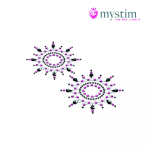 Набор наклеек из черных и розовых страз Petits Joujoux Gloria (Цвет: черный с розовым)