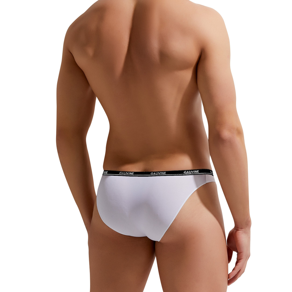 Мужские трусы слипы белые GAUVINE 2005