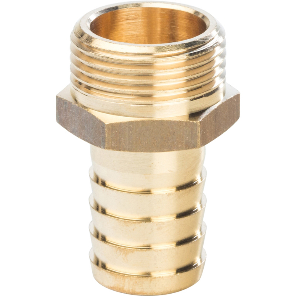 Штуцер с наружной резьбой (латунь) 1/2" х 16 Полимер-Групп - арт.559296