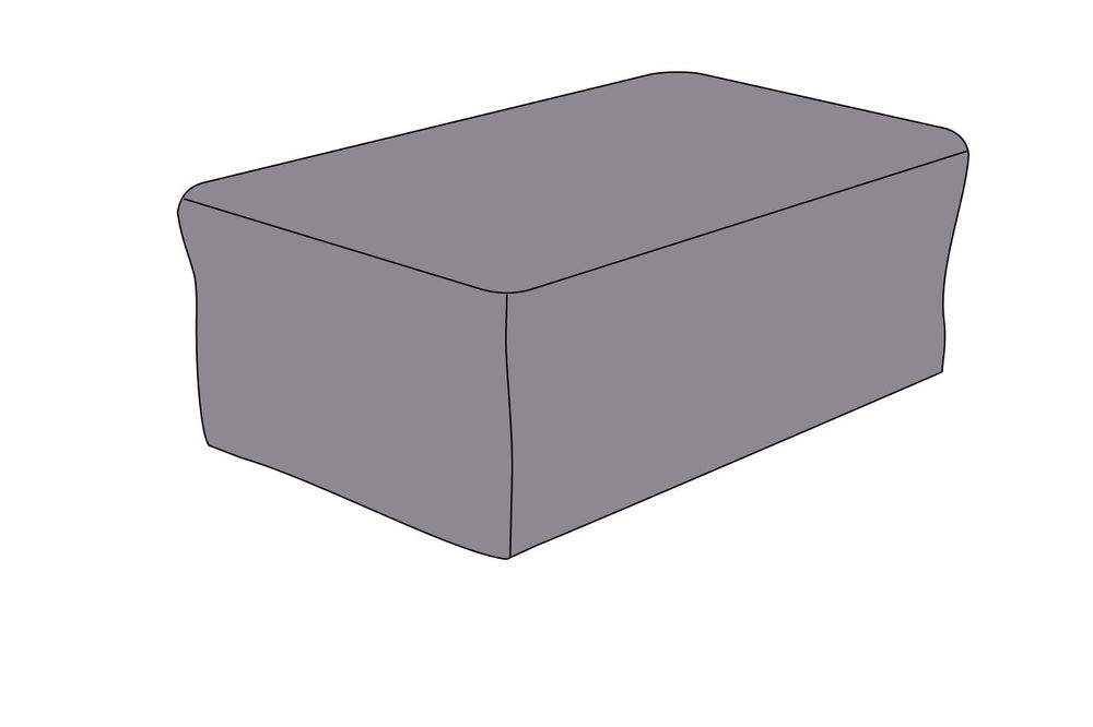 Защитный чехол на стол Гранада/Глория 90×60×42 см, цвет темно-серый