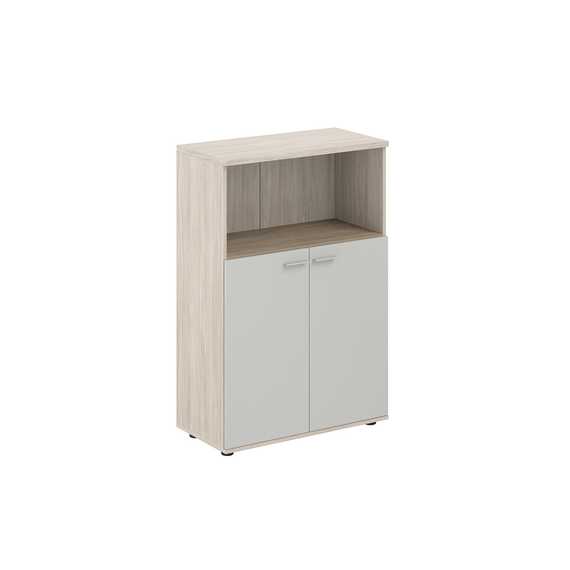 Шкаф средний Сигма   с нишей 800х400х1200, 2-х дв., з.ст HDF