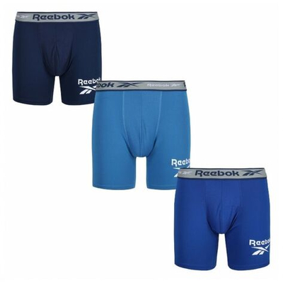 Мужские спортивные боксеры Reebok Mens Med Sports Trunk Gian 3P - batik blue/court blue/essential blue