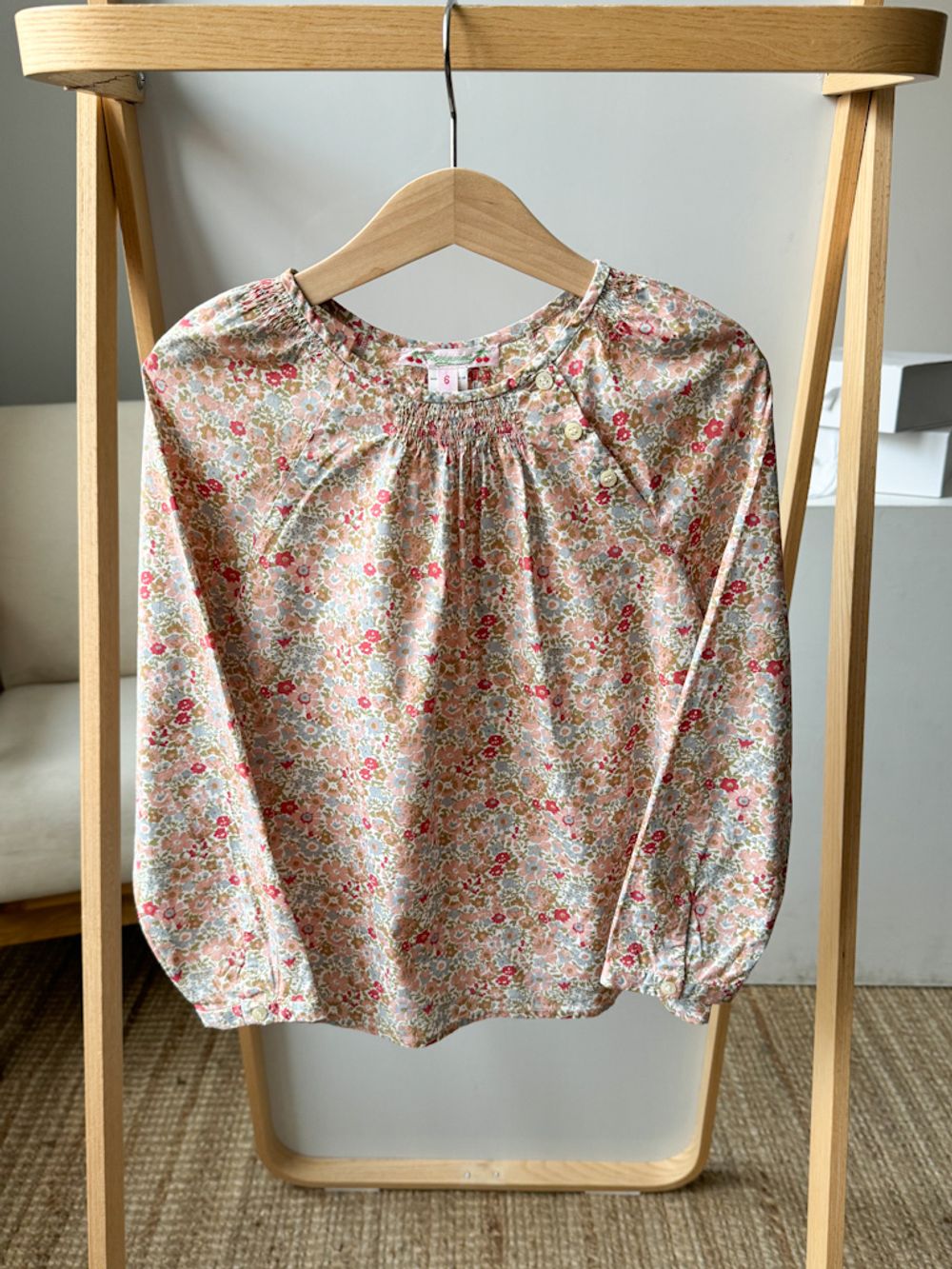 Хлопковая блузка Bonpoint, 116