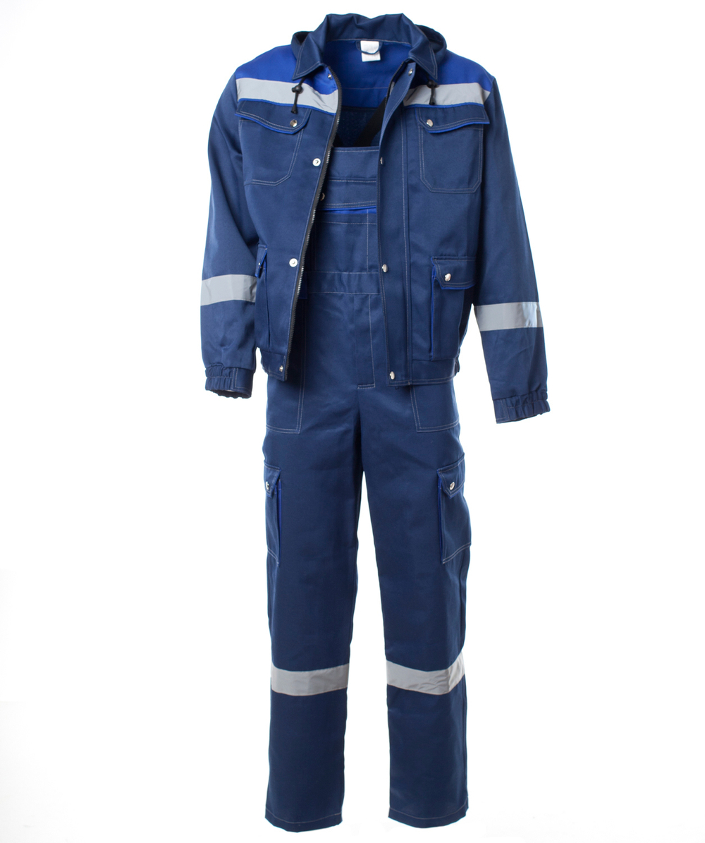 Костюм АНТЕЙ с СОП летний куртка, п/к цв.т.синий/василек (44-46) 88-92, 182-188