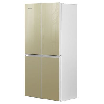 Холодильник Ginzzu NFK-425 Gold glass