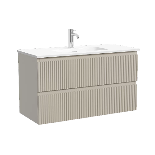 Тумба с раковиной Sancos Snob R SNR90/39CE/CN7030 Beige Soft