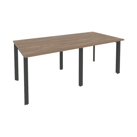 Onix Стол переговорный O.MP-PRG-2.1 Дуб Аризона/Металл Антрацит 1960*980*750