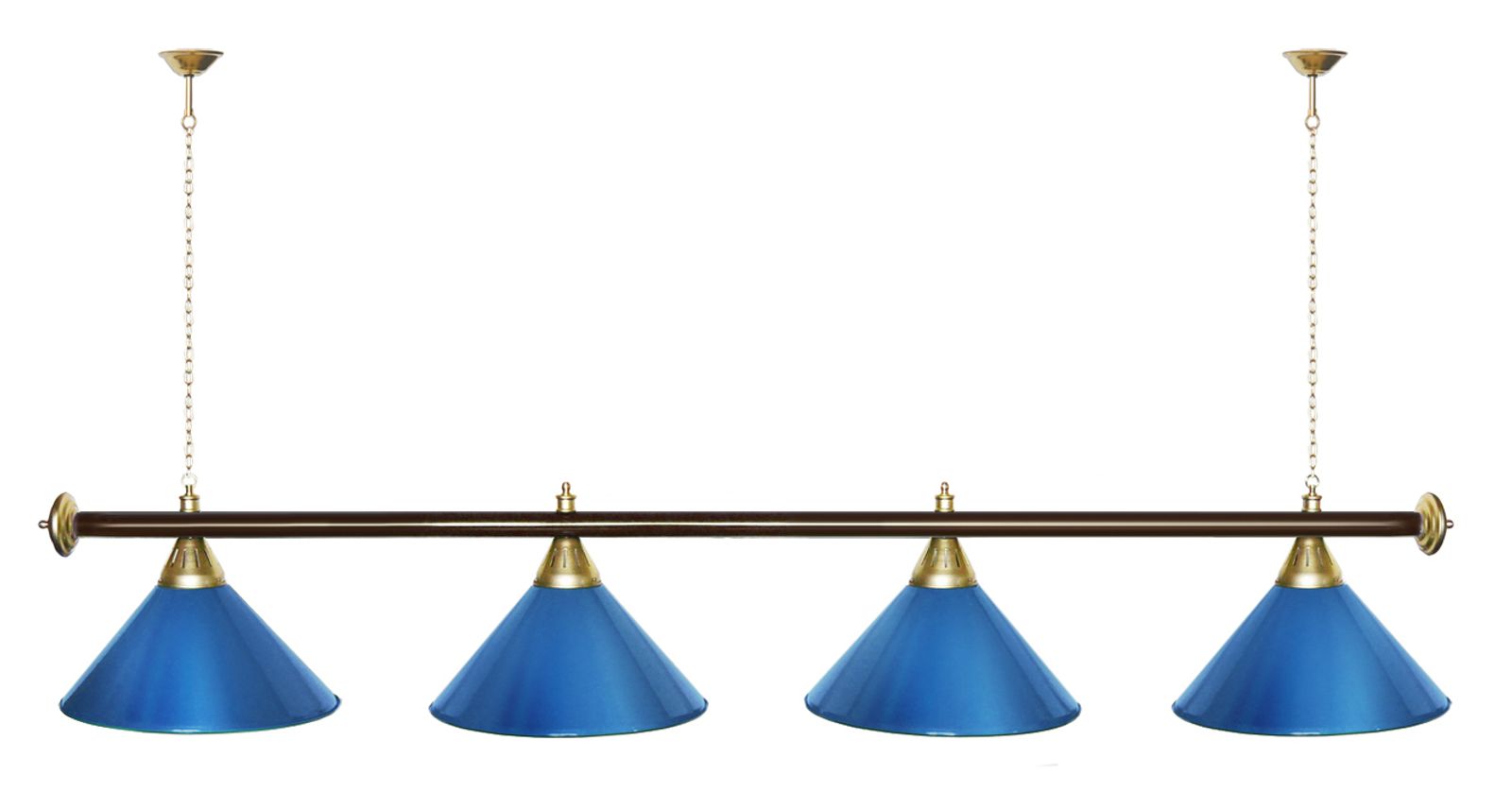 Лампа STARTBILLIARDS 4 пл. (плафоны золотые,штанга золотая,фурнитура золото) фото №20