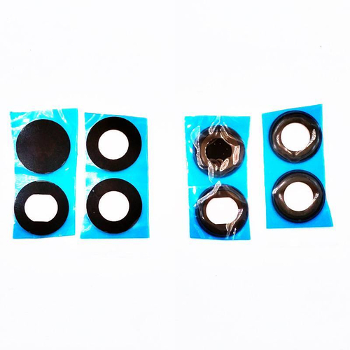 Стекло камеры Huawei Mate 50 (комплект 4 шт.) Черный