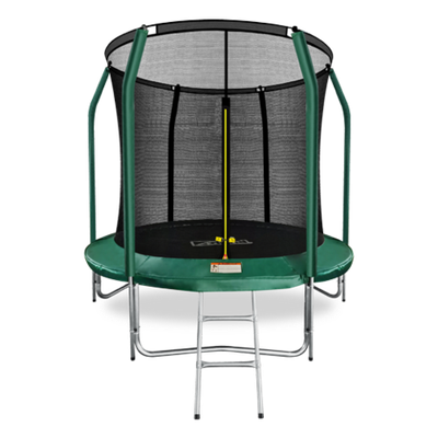 ARLAND Батут премиум 10FT с внутренней страховочной сеткой и лестницей (Dark green)