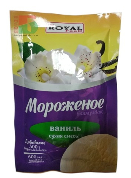 Мороженое Ваниль сухая смесь 100г. Royal Food
