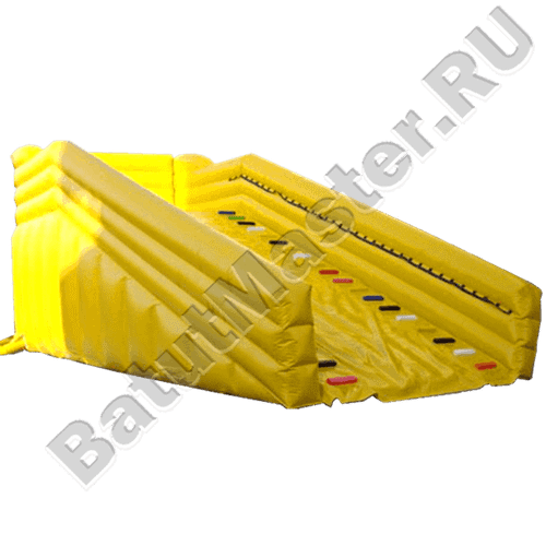 Надувная горка для зорбинга "Кубарем вниз"