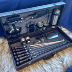 Шашлычный набор подарочный "Буйвол Элит" №30 в кейсе из экокожи