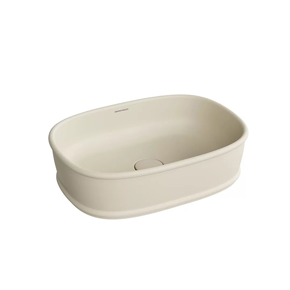 Раковина Kerama Marazzi Circo CI.wb.50\SAN накладная 50 см, цвет песочный матовый