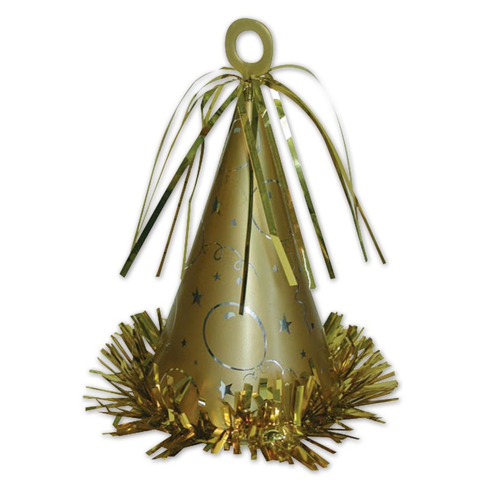 Грузик для шара Колпак 170гр (Золотой)