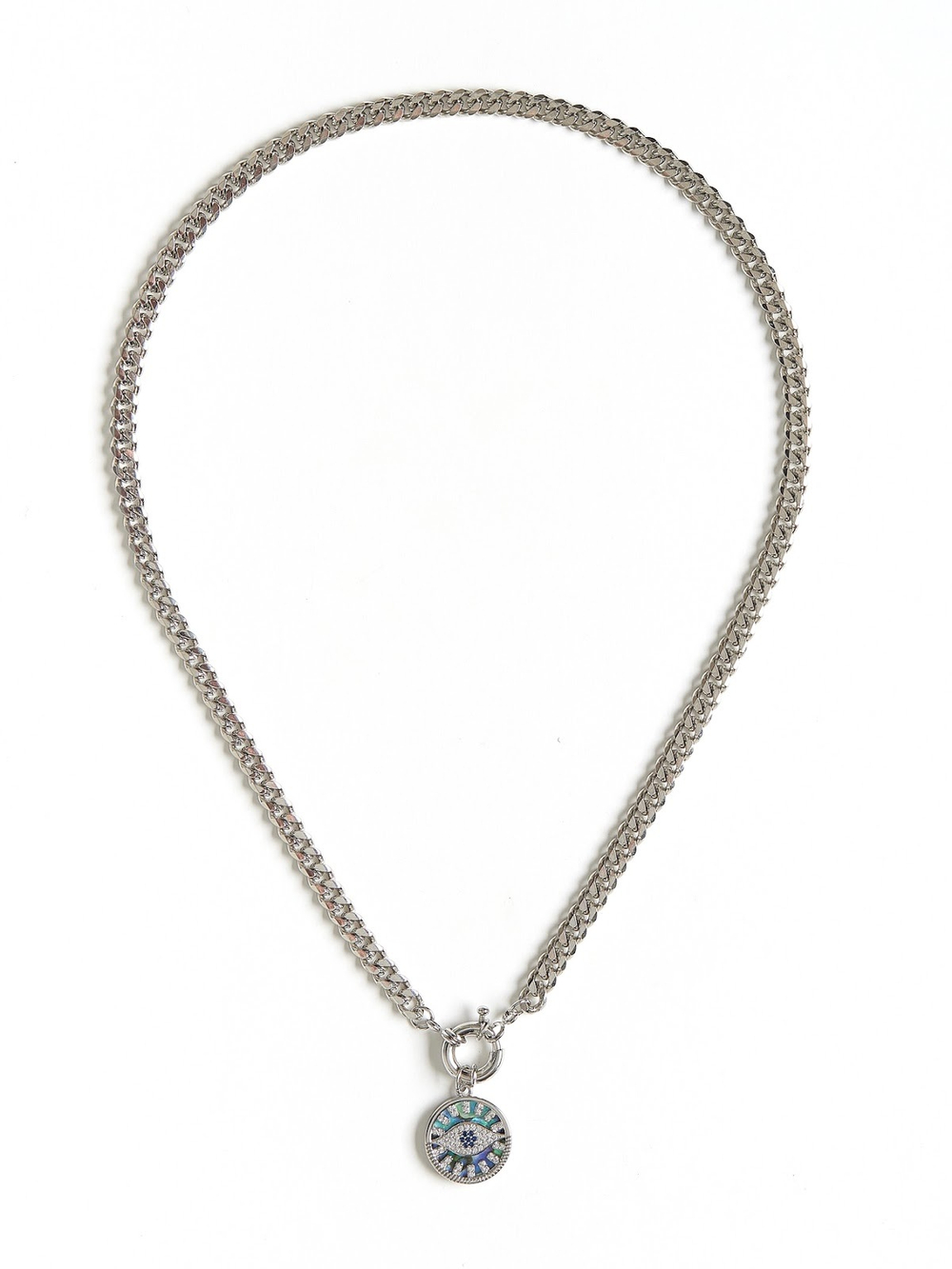 Колье "Eye" Silver