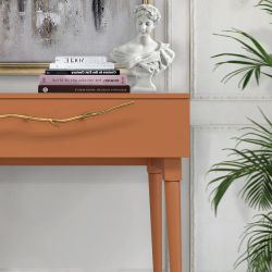 Консоль Арт Колор matte Стайл Голд Томленый оранжевый матовый