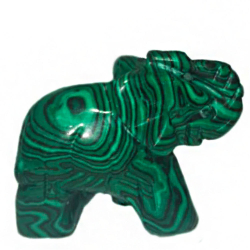 Слон малахит(имитация) асс.