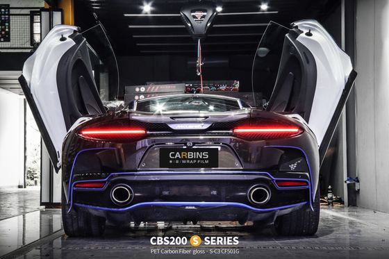 Пленка PET карбон глянцевая Fiber Gloss CF501G Carbins