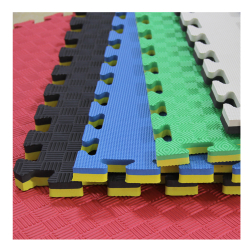 Будо-мат (татами) BABYPUZZ (1 плита 100x100x2,5см, 1кв.м./уп) "Желто-черный"