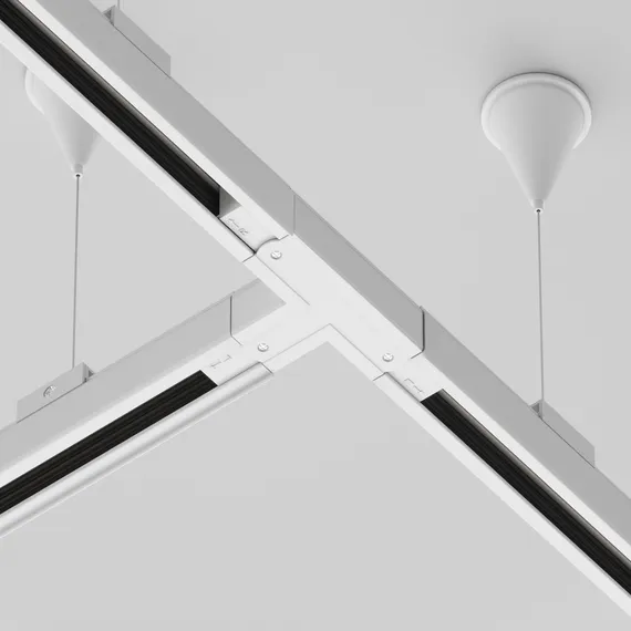Коннектор Т-образный левый Trinity белый Technical tra005ct-31w-l