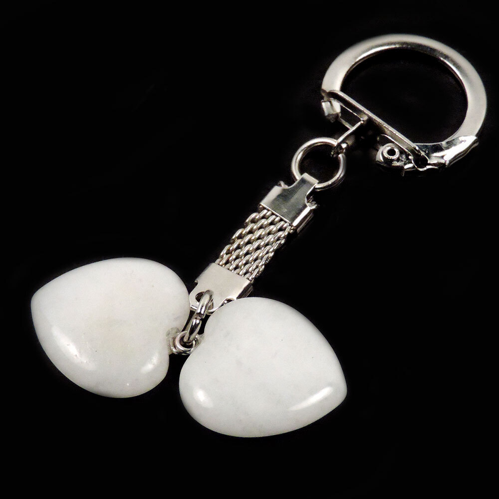Брелок кварцит белый