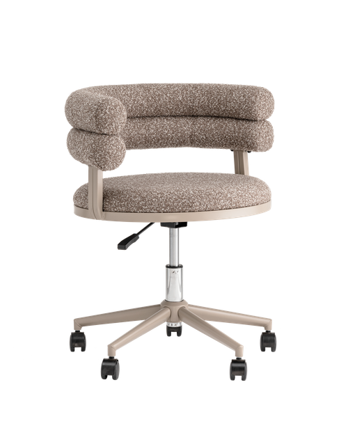 Стул офисный Ponty светло-коричневый бежевые ножки