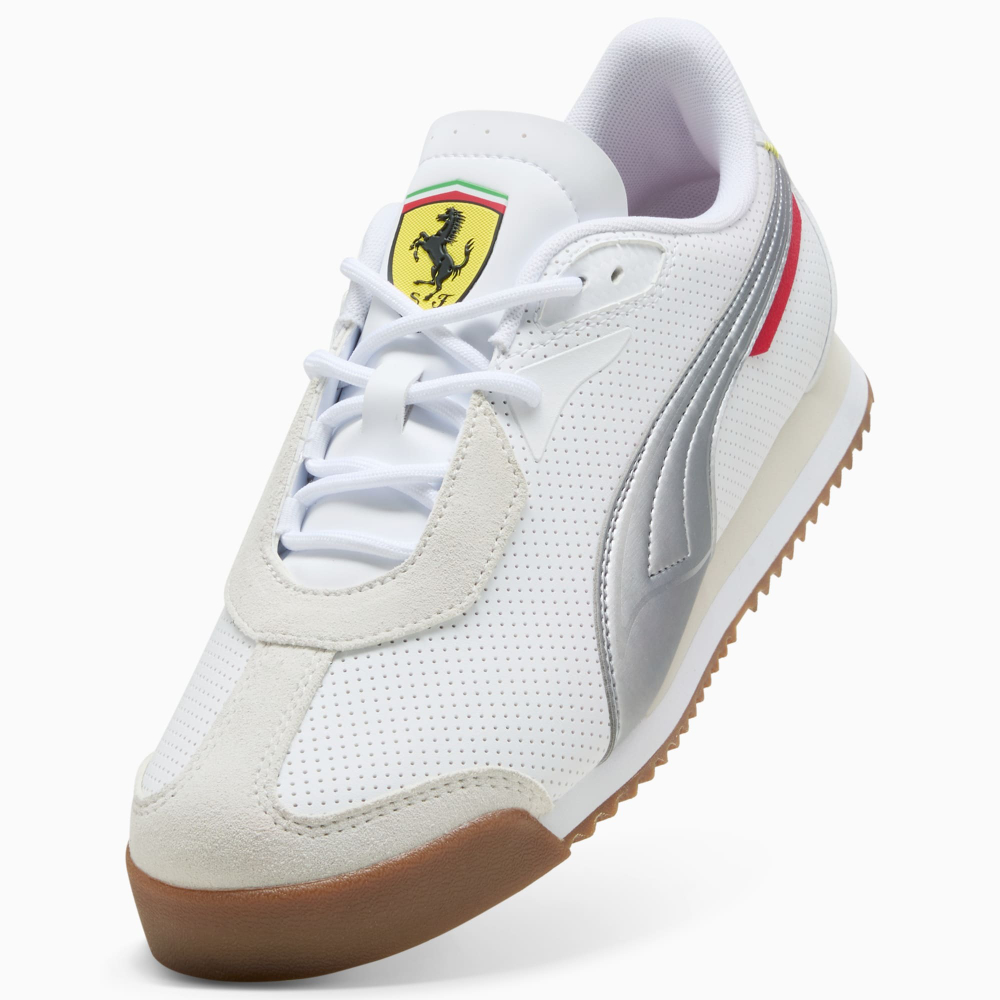 PUMA X SCUDERIA FERRARI КРОССОВКИ УНИСЕКС ROMA, БЕЛЫЙ