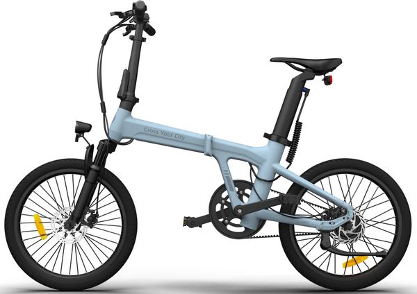 Электровелосипед ADO A20S AIR (36V/9,6Ah) - Лазоревый фото №2