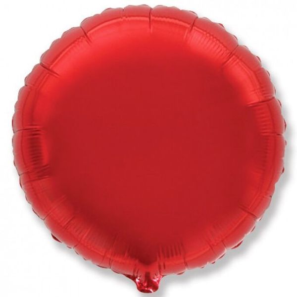 Шар круг Красный 45см