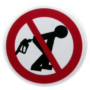 Значок Дерьмо не заправлять! (270)