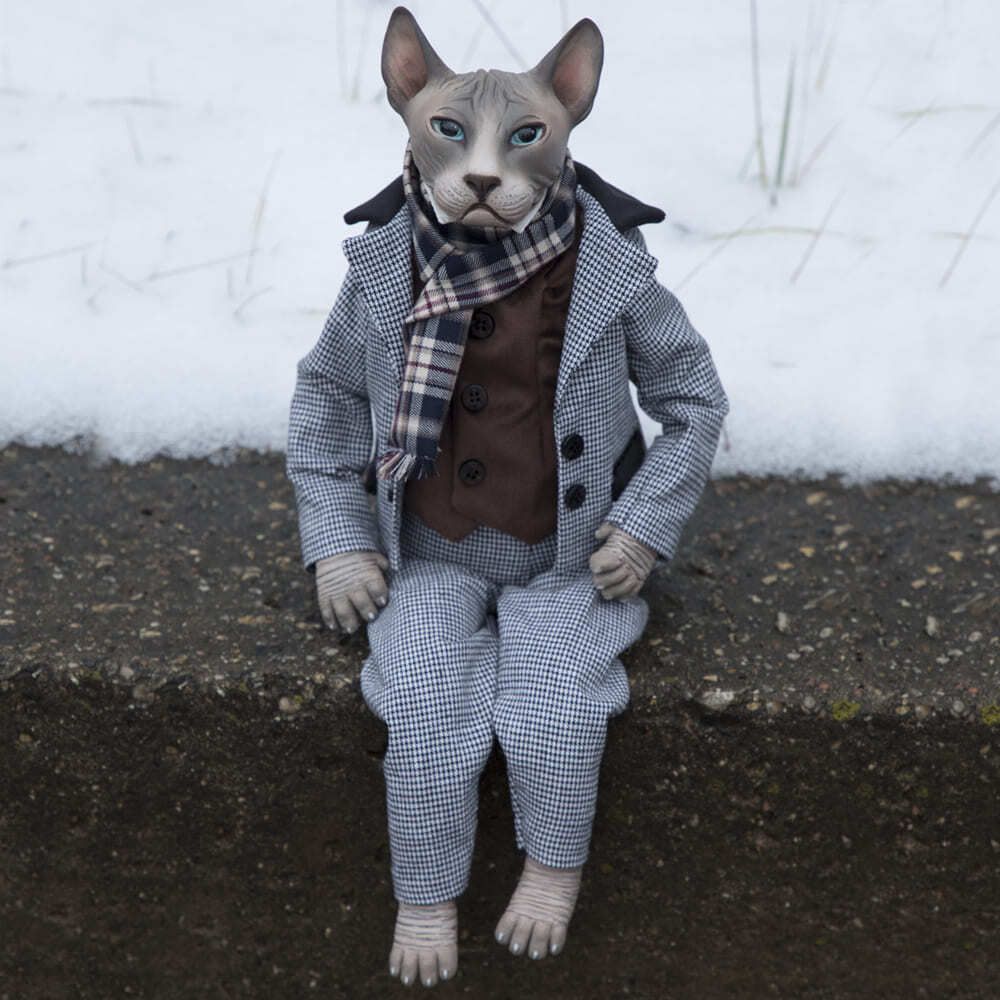 Кукла коллекционная Кот Пьер