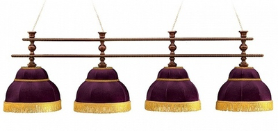 Лампа Барон-Люкс 4 плафона - ясень