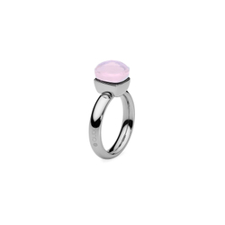 Кольцо Qudo Firenze Rose Water Opal 16.5 мм 611811 R/S цвет розовый, серебряный