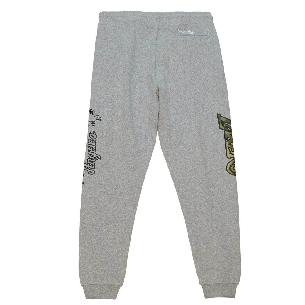Баскетбольные штаны Mitchell&amp;Ness NBA Ghost Camo Swatpants Los Angeles Lakers Gray