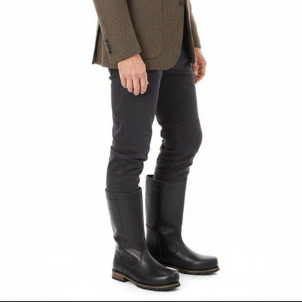 Сапоги мужские демисезонные укороченные